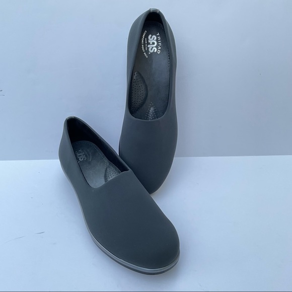 SAS Bliss Tripad Comfort Slip On Cushioned Shoes Gray size 11 Wide Width - Picture 8 of 11